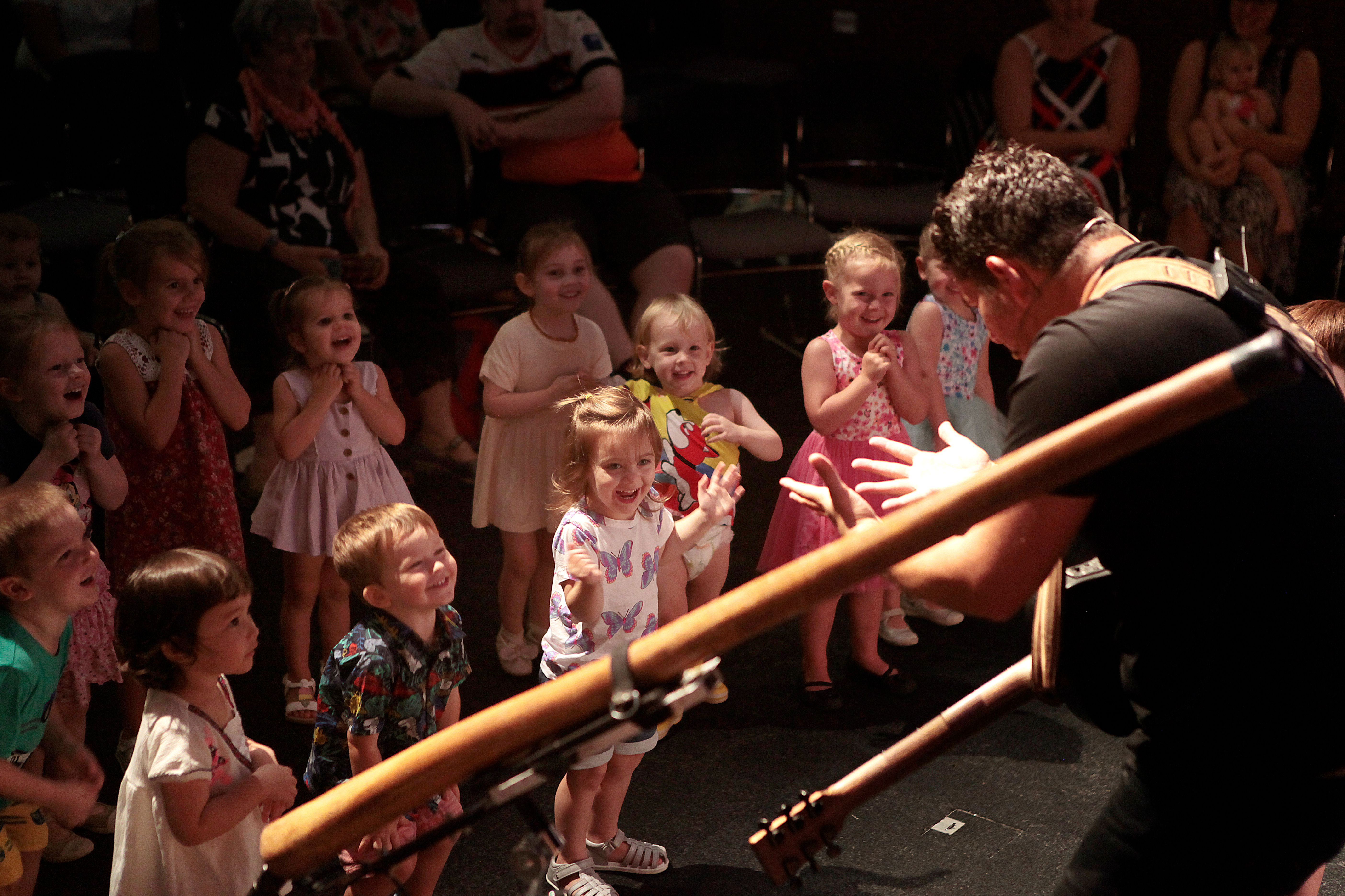 Lucas Proudfoot performing.